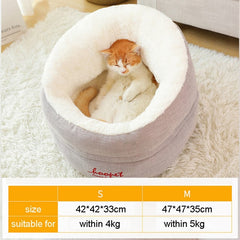 HOOPET Pet Cat Dog Bed Warming Dog House Soft Material Sleeping Bag Pet Cushion Puppy Kennel