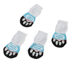 1 pair Creative Cat Coats Pet cat socks Dog Socks Traction Control for Indoor Wear