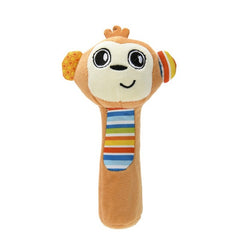 Newborn Rattle Ring Bell Baby Cartoon Animal Rattle Cute Plush