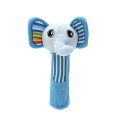 Newborn Rattle Ring Bell Baby Cartoon Animal Rattle Cute Plush