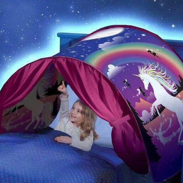 Children's Starry Dream bed tent Children's Bed Folding Light-blocking Tent Indoor Bed Mosquito Net bed canopy baby room decor