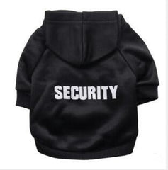 Security Cat Clothes Pet Cat Coats Jacket Hoodies For Cats Outfit Warm Pet Clothing