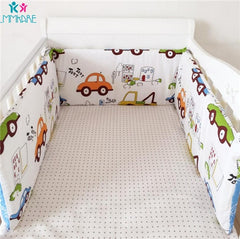 Hot Baby Bed Crib Bumper U-Shaped Detachable Zipper Cotton Newborn Bumpers Infant Safe Fence Line bebe Cot Protector Unisex 1.8m