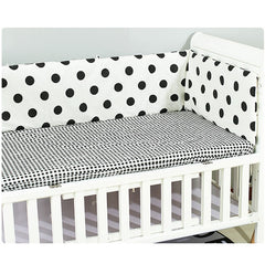 Hot Baby Bed Crib Bumper U-Shaped Detachable Zipper Cotton Newborn Bumpers Infant Safe Fence Line bebe Cot Protector Unisex 1.8m